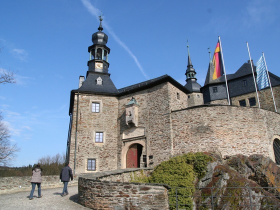 Burg Lauenstein Burghof innen