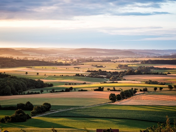 Blick auf das Laibstädter Umland