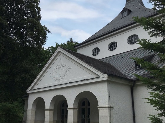 Aussegnungshalle des alten Teils