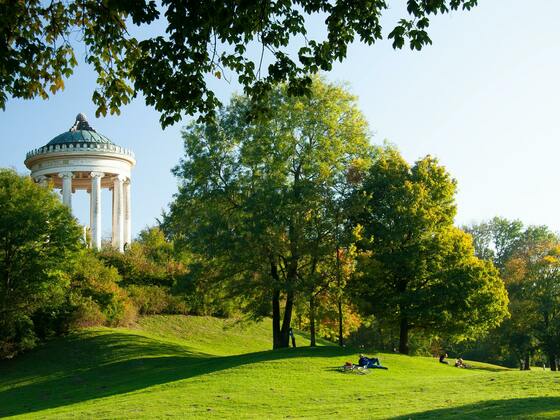 Der Monopteros im Englischen Garten