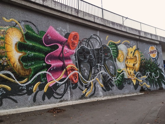 "Anana-Burger" von HNRX, 2016