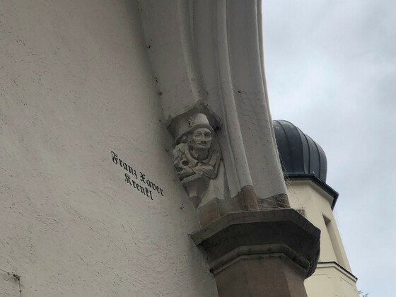 Kragenköpfe im Karlstor - Franz Xaver Krenkl beobachtet das Treiben
