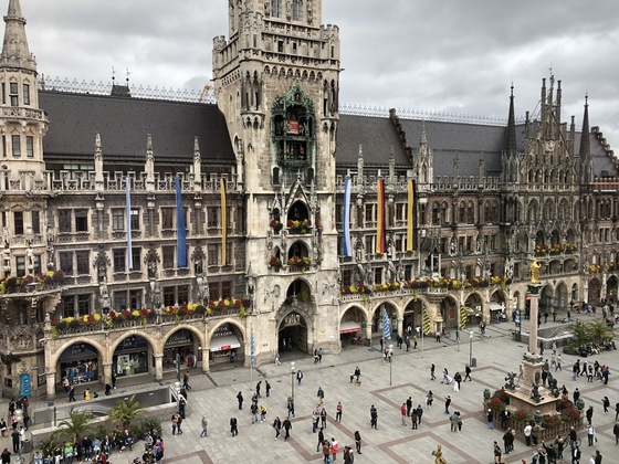 Ausblick vom Café Glockenspiel