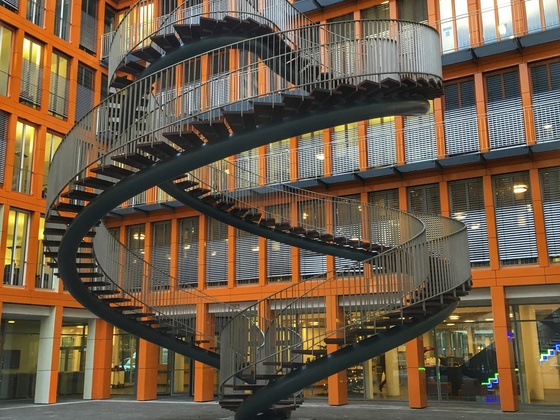 Endlose Treppe