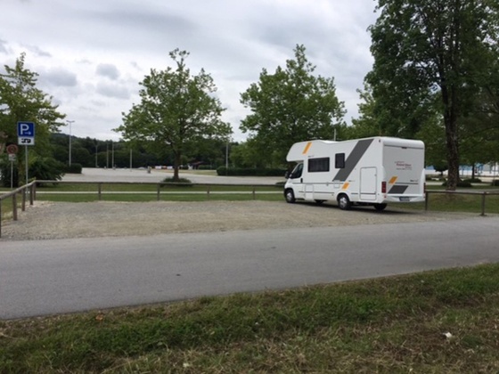 Wohnmobilstellplätze im Donaupark