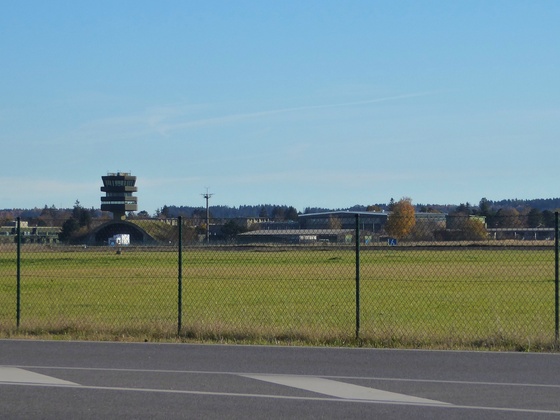 Blick auf Flugfeld Fliegerhorst