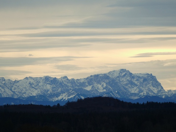 Ausblick über die Alpen