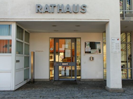 Das Rathaus in Altdorf bei Landshut