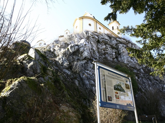 Infotafel &quot;Bayerns schönste Geotope&quot; am Kreuzberg Pleystein
