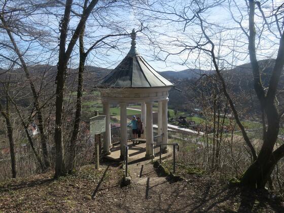 Prinz-Rupprecht-Pavillon - Blick über Streitberg