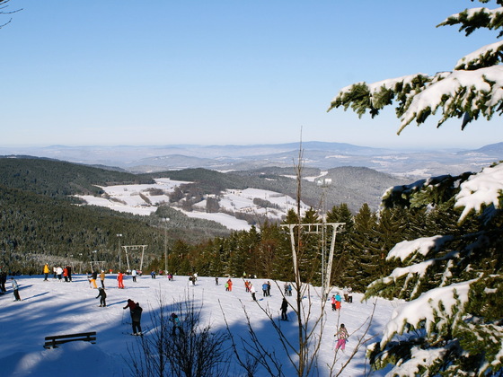 Piste, Lifte und Fernsicht