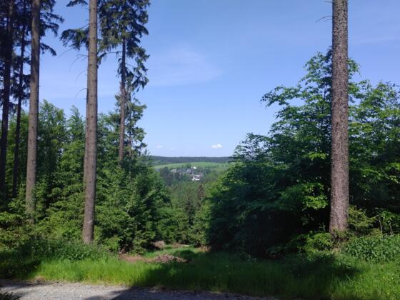 Blick auf Titschendorf