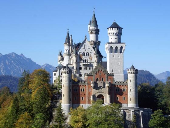 Schloss Neuschwanstein im Sommer