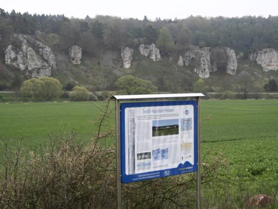Infotafel Zwölf-Apostel-Felsen