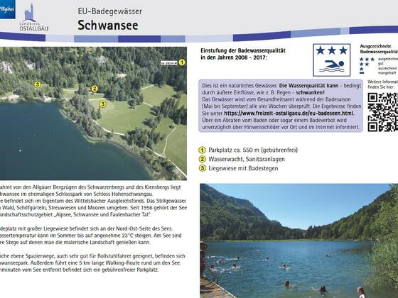 Infotafel Schwansee