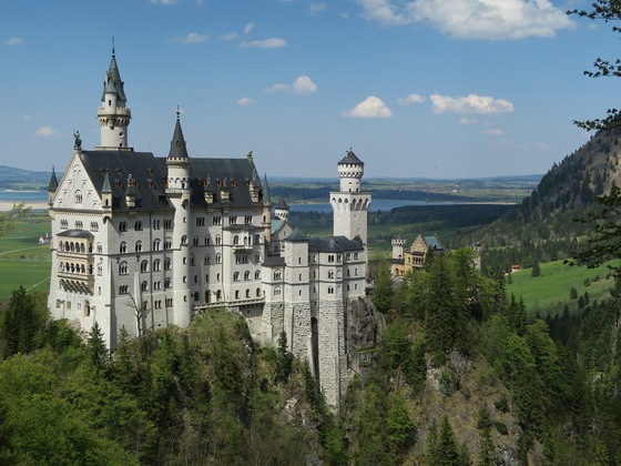 Schloss Neuschwanstein.