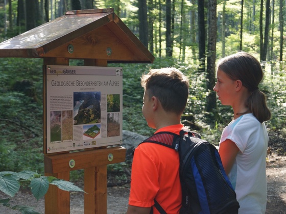 Geologische Besonderheiten am Alpsee