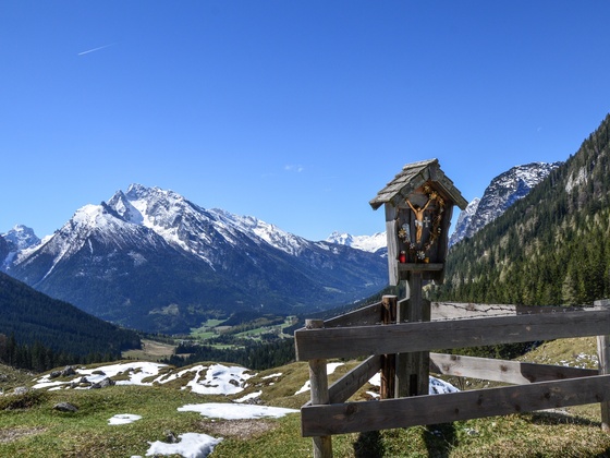 Almkreuz auf der Mordau Alm
