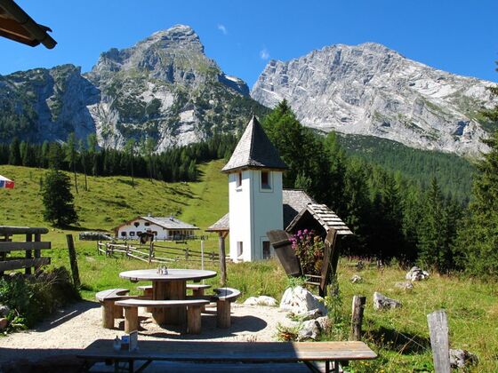 Kühroint Alm mit Watzmann