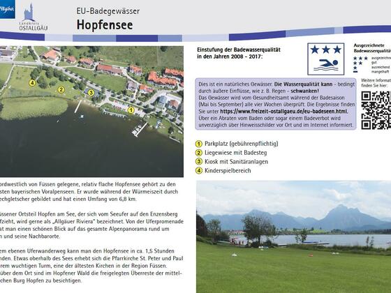 Infotafel Hopfensee