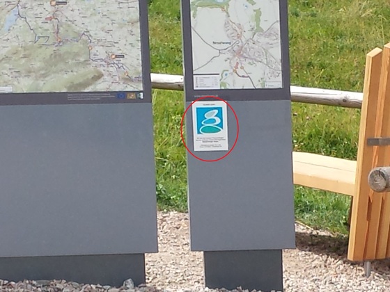 Wandertrilogie-Startplatz an der Alpspitzbahn