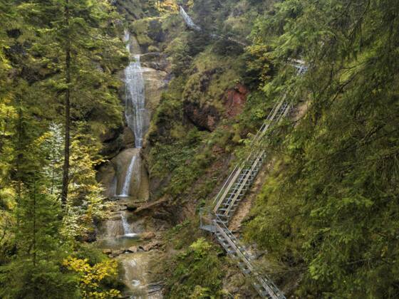Wasserfall in Nesselwang im Allgäu