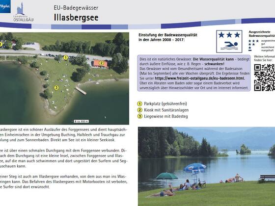 Infotafel Illasbergsee