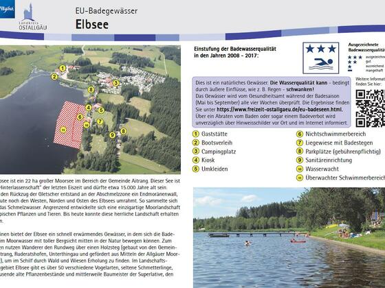 Infotafel Elbsee
