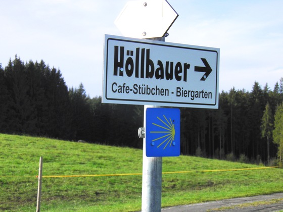 Wegweiser "Höllbauer"