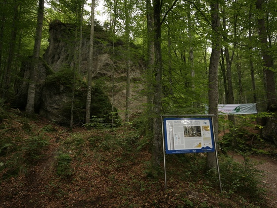 Infotafel an der Teufelsküche