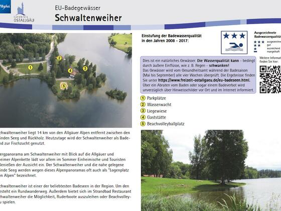 Infotafel Schwaltenweiher