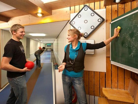 Kegelbahn im Hotel Hirsch