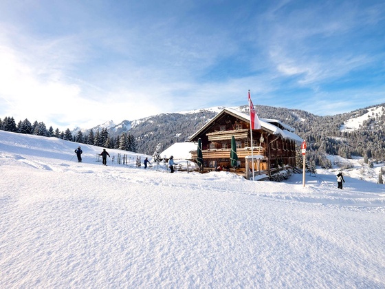 Alpe Blässe im Skigebiet Ofterschwang-Gunzesried