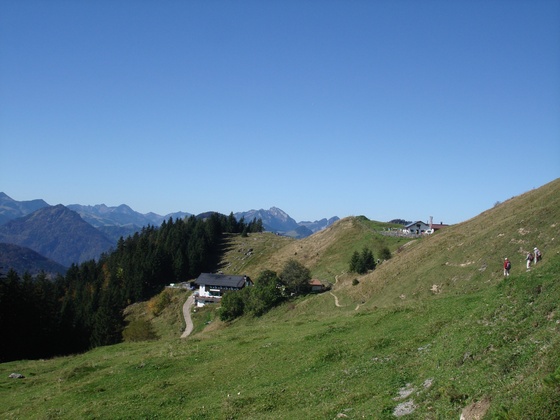 Weg Richtung Spitzsteinhaus oder Altkaseralm