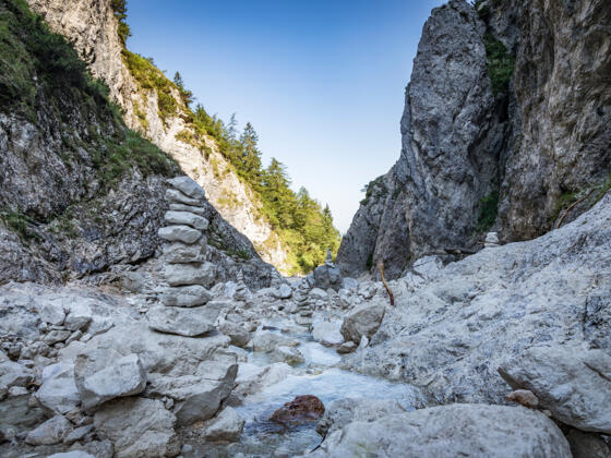 Steinmandl in der Speik