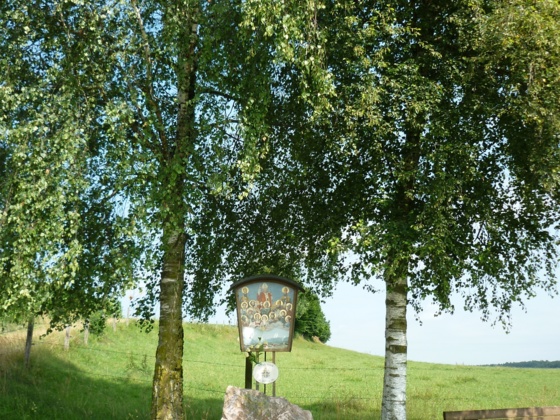 Schöner Aussichtspunkt beim Marterl &quot;14 Nothelfer&quot;