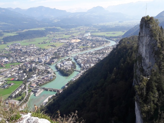 Ausblick vom Großen Barmstein nach Hallein