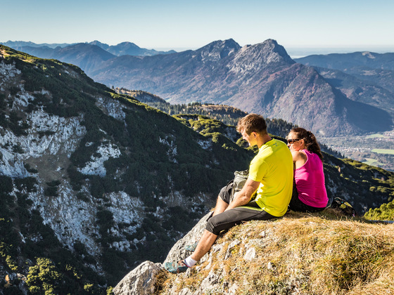 Aussicht vom Untersberg nach Norden