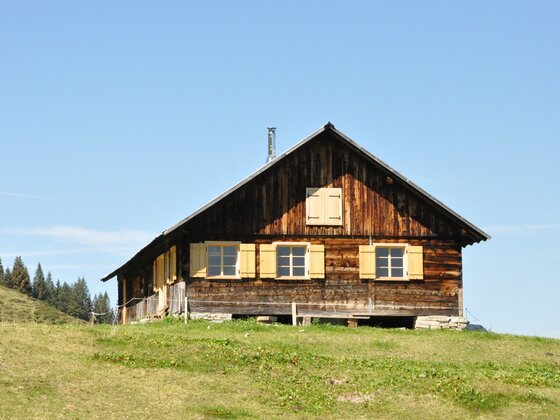 Frontansicht Piesen Alpe