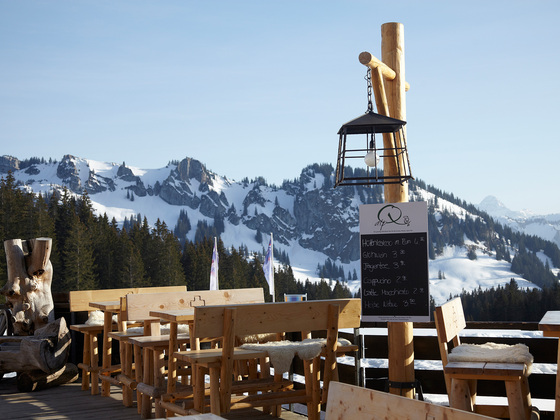 Panoramablick von der Terasse aus