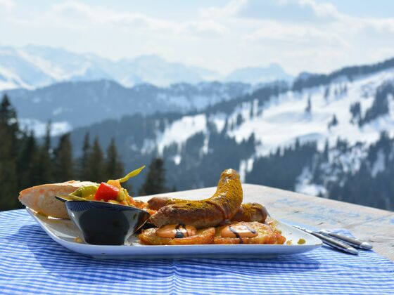 Alpen-Currywurst, neu interpretiert