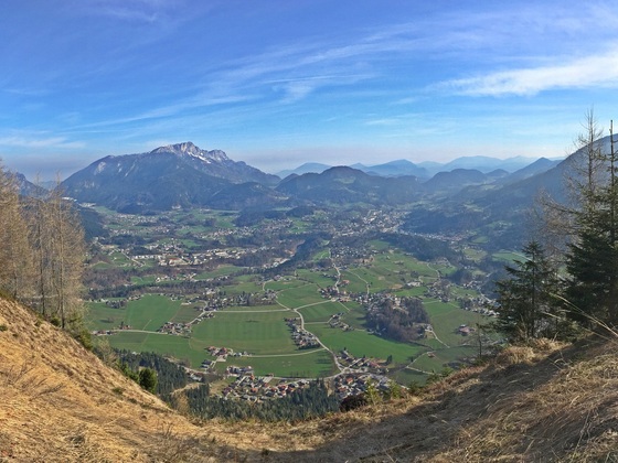 Ausblick auf Berchtesgarden