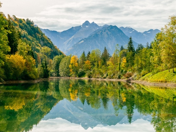 Herbststimmung am Auwaldsee