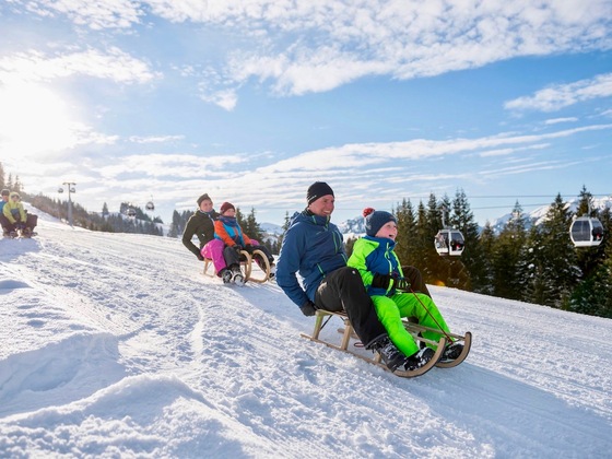 Rodeln im Skigebiet Ofterschwang