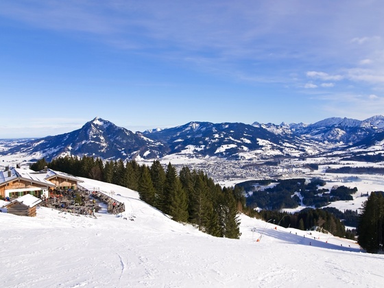 Weltcup Hütte in Ofterschwang im Allgäu