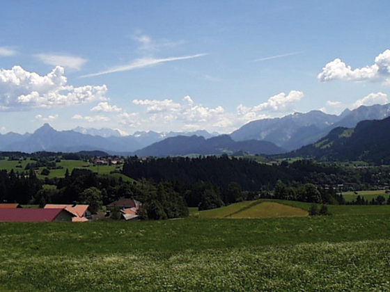 Immer wieder können wir unseren Blick über die Landschaft schweifen lassen.