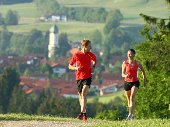 Viertelmarathon mit Start in Nesselwang im Allgäu