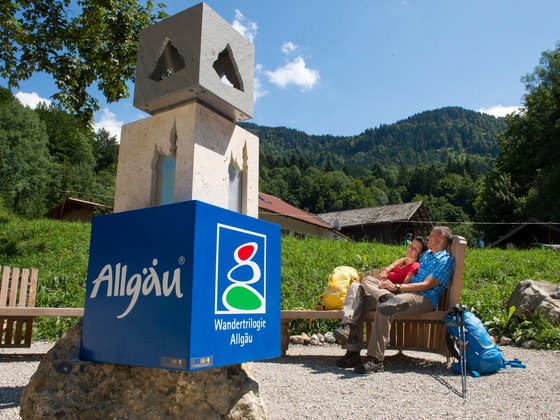 Start- und Willkommensplatz Halblech am Kenzenparkplatz