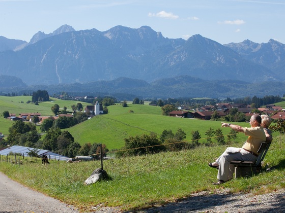 Aussichtspunkt Wandern Rieden am Forggensee