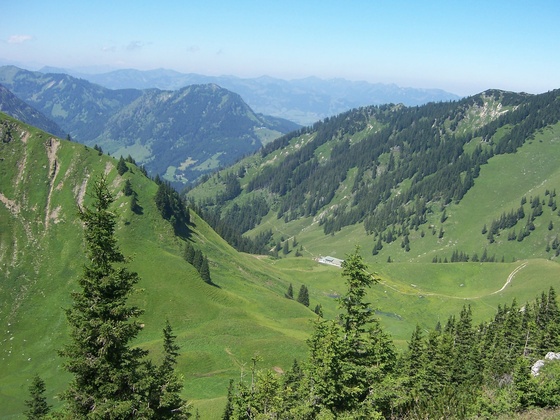 Blick zur Zipfelsalpe